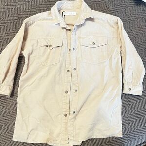 Zara kids Beige Corduroy Over-shirt
